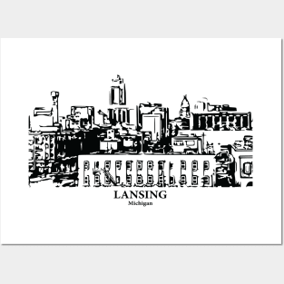 Lansing - Michigan Posters and Art